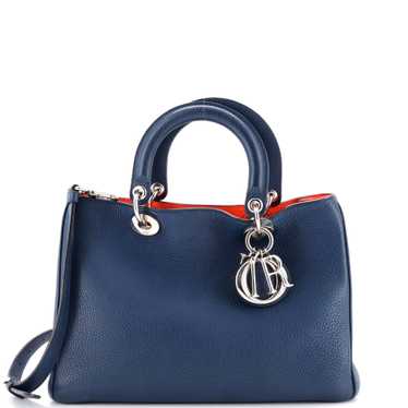 Christian Dior Diorissimo Tote Pebbled Leather Med