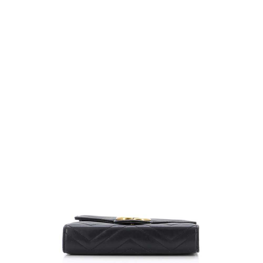 GUCCI GG Marmont Chain Wallet Matelasse Leather M… - image 4