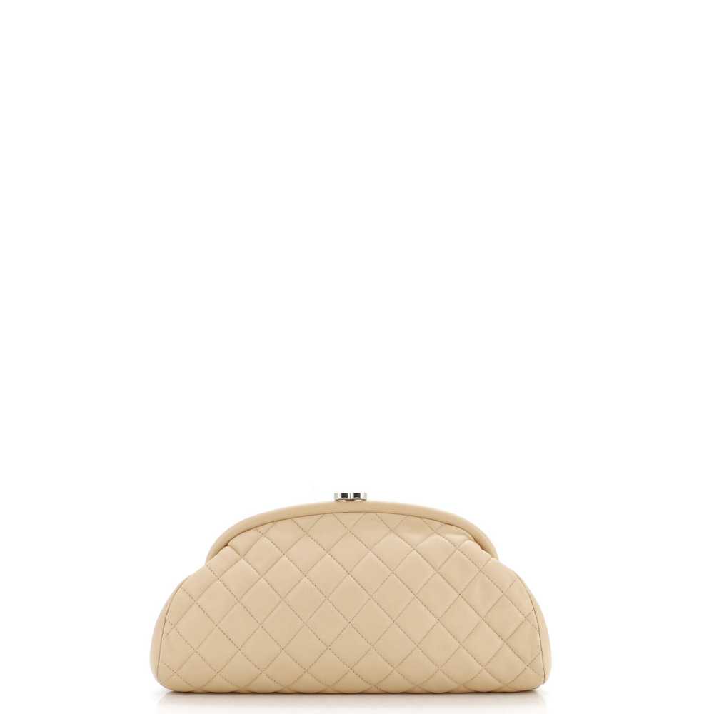 CHANEL Timeless Clutch Quilted Lambskin - image 4