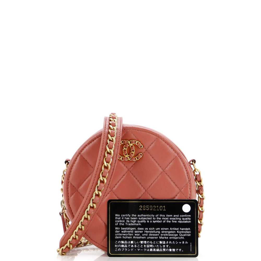 CHANEL Chain Infinity Round Clutch with Chain Qui… - image 2