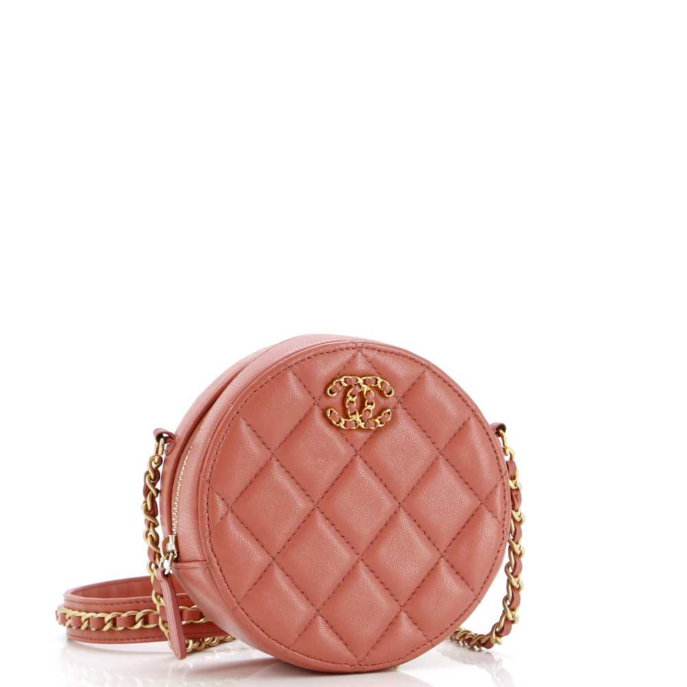 CHANEL Chain Infinity Round Clutch with Chain Qui… - image 3