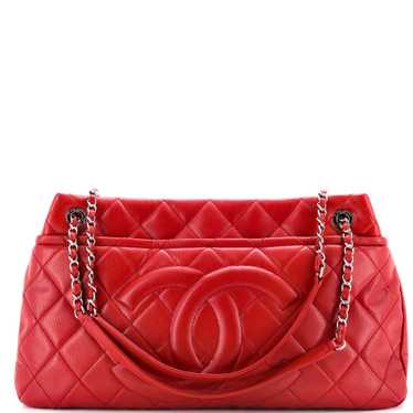 CHANEL Timeless CC Shopping Tote Quilted Caviar La