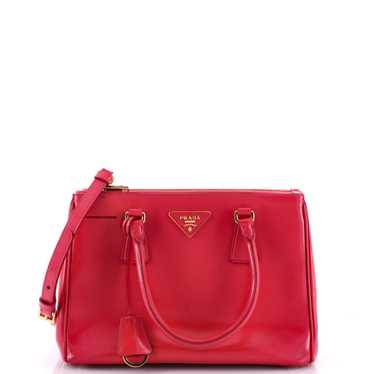 PRADA Double Zip Lux Tote Vernice Saffiano Leathe… - image 1