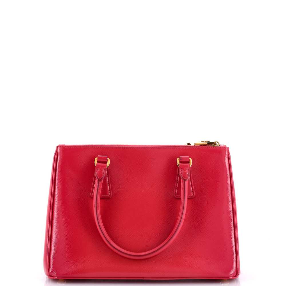 PRADA Double Zip Lux Tote Vernice Saffiano Leathe… - image 3