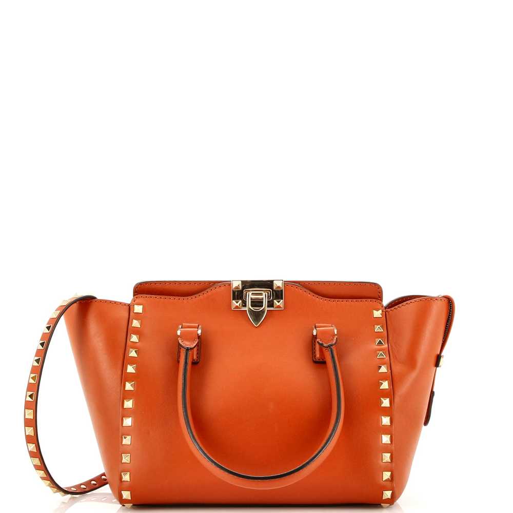 VALENTINO GARAVANI Rockstud Tote Rigid Leather Sm… - image 1