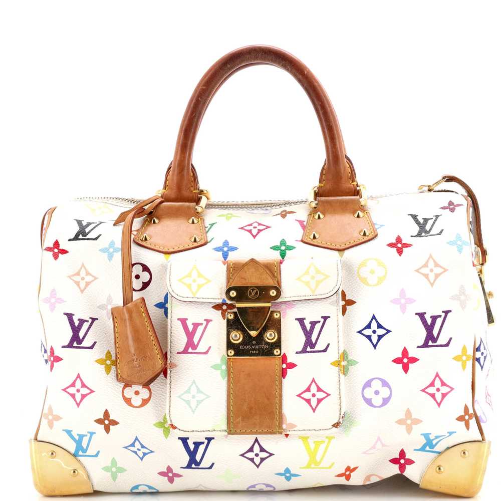 Louis Vuitton Speedy Handbag Monogram Multicolor … - image 1