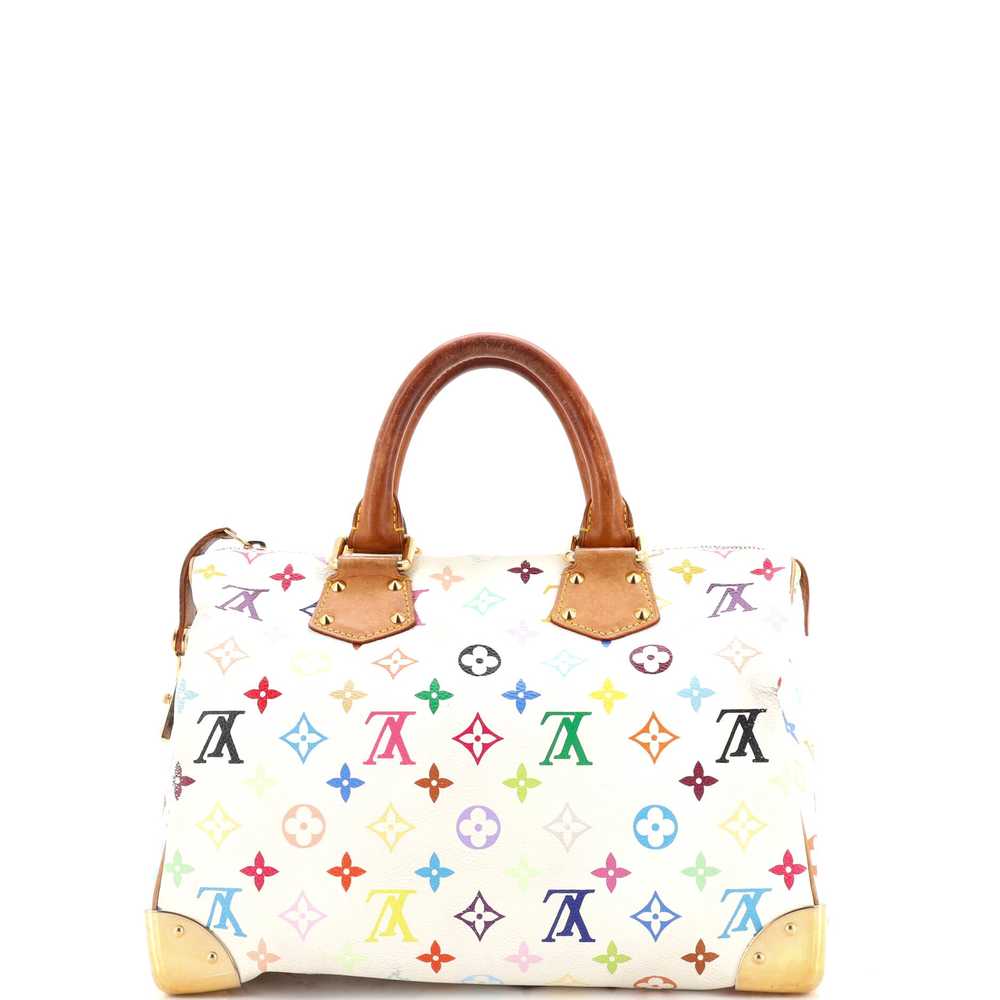 Louis Vuitton Speedy Handbag Monogram Multicolor … - image 3