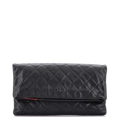 CHANEL Beauty CC Clutch Quilted Caviar