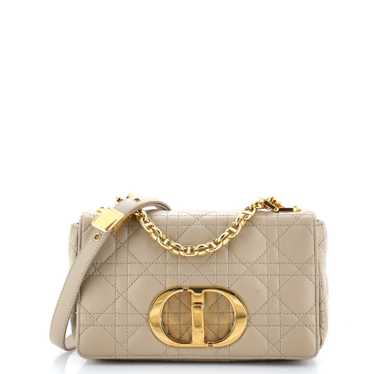 Christian Dior Caro Bag Cannage Quilt Calfskin Sma