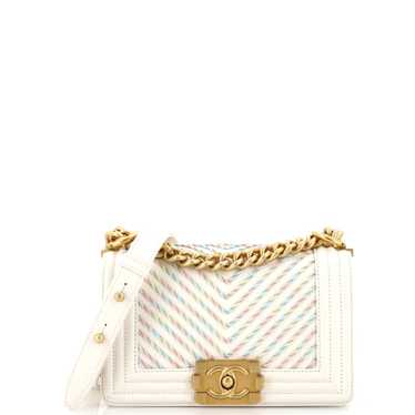 CHANEL By The Sea Boy Flap Bag Chevron Embroidere… - image 1