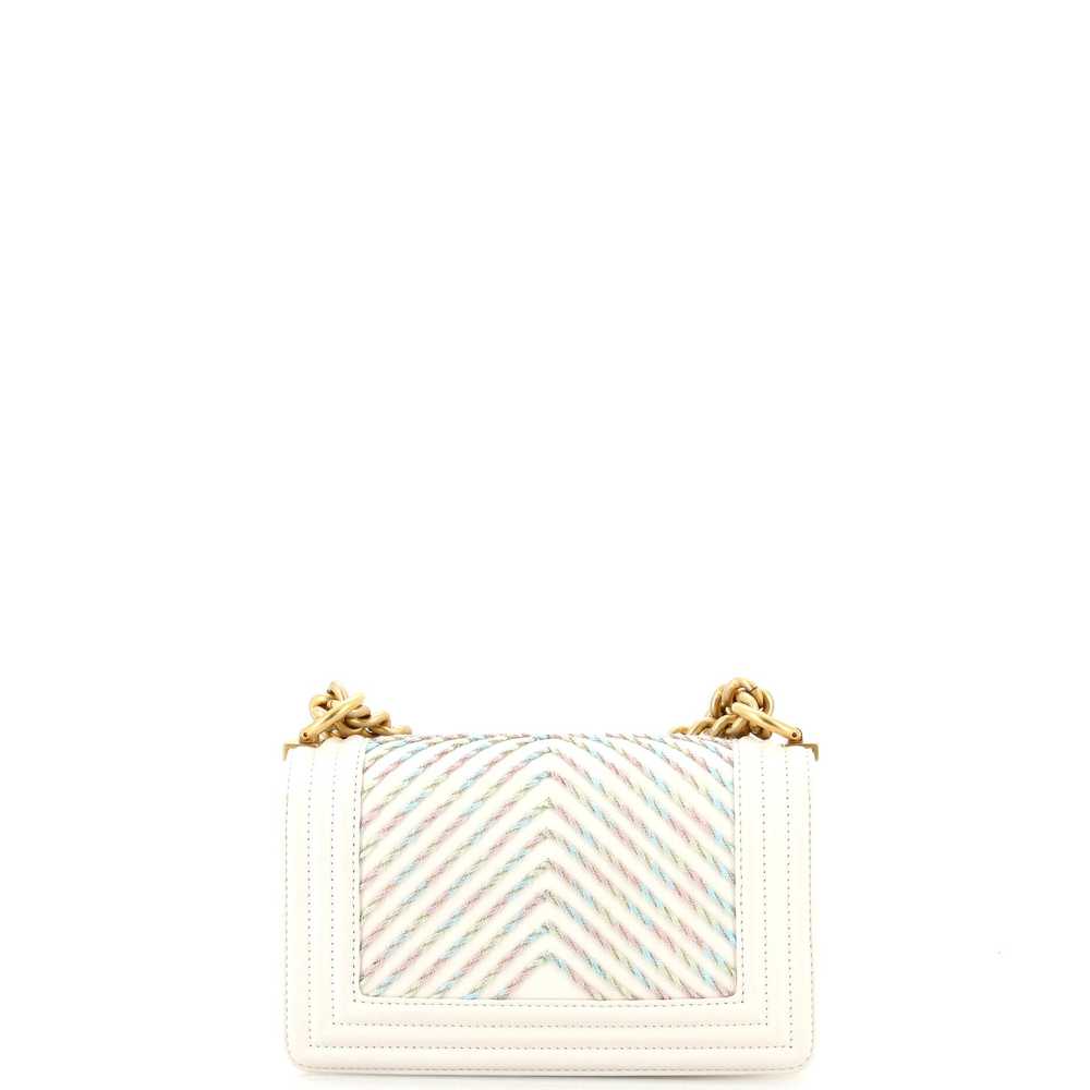 CHANEL By The Sea Boy Flap Bag Chevron Embroidere… - image 7