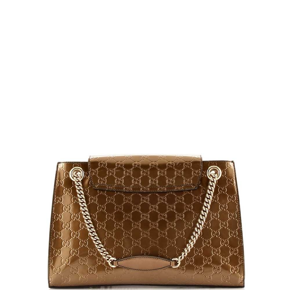 GUCCI Emily Chain Flap Shoulder Bag Guccissima Pa… - image 3