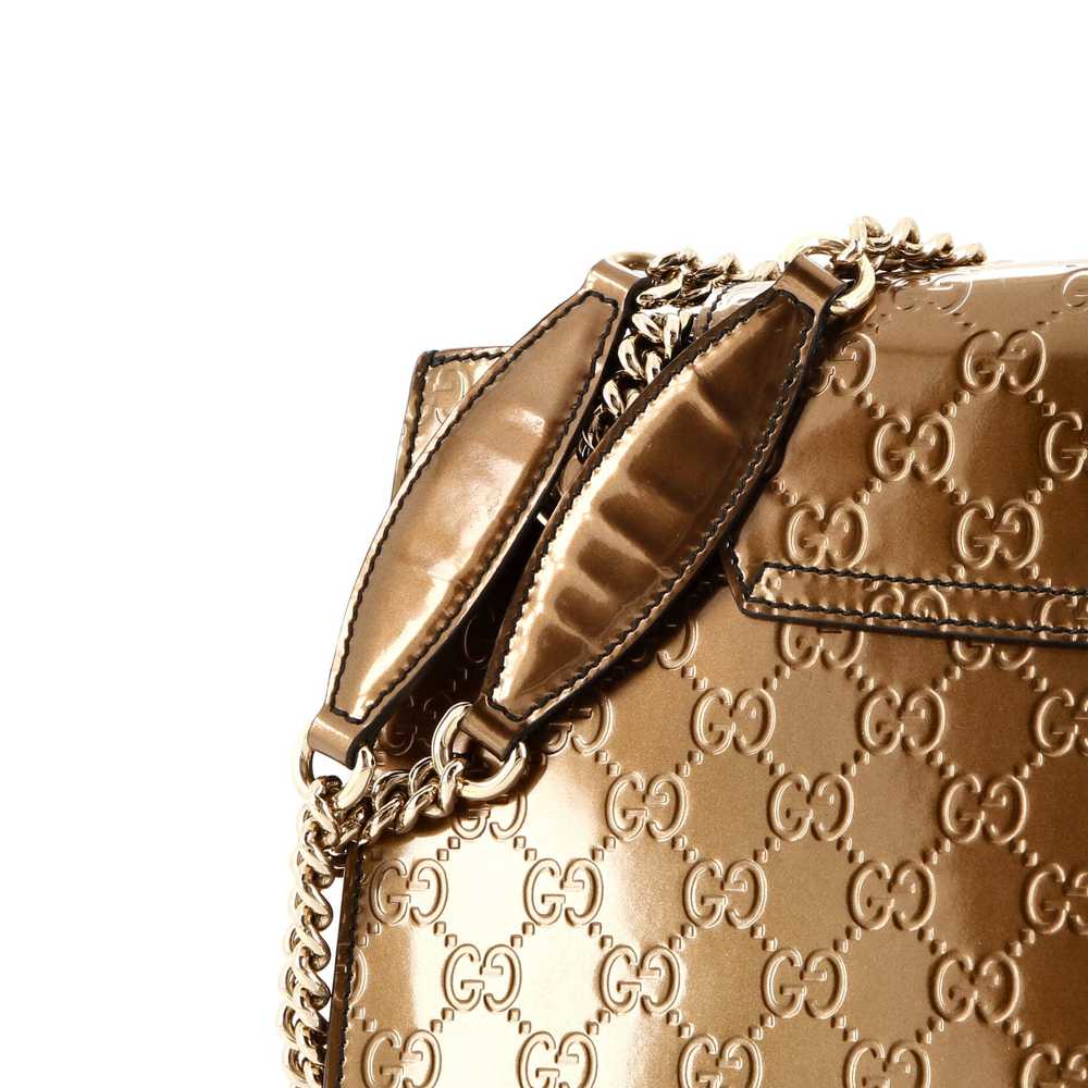 GUCCI Emily Chain Flap Shoulder Bag Guccissima Pa… - image 7