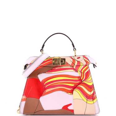 FENDI Antonio Lopez Peekaboo ISeeU Bag Printed Lea