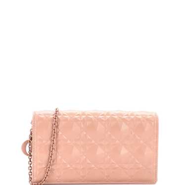 Christian Dior Lady Dior Wallet on Chain Pouch Di… - image 1