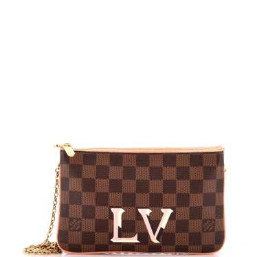 Louis Vuitton Double Zip Pochette Damier