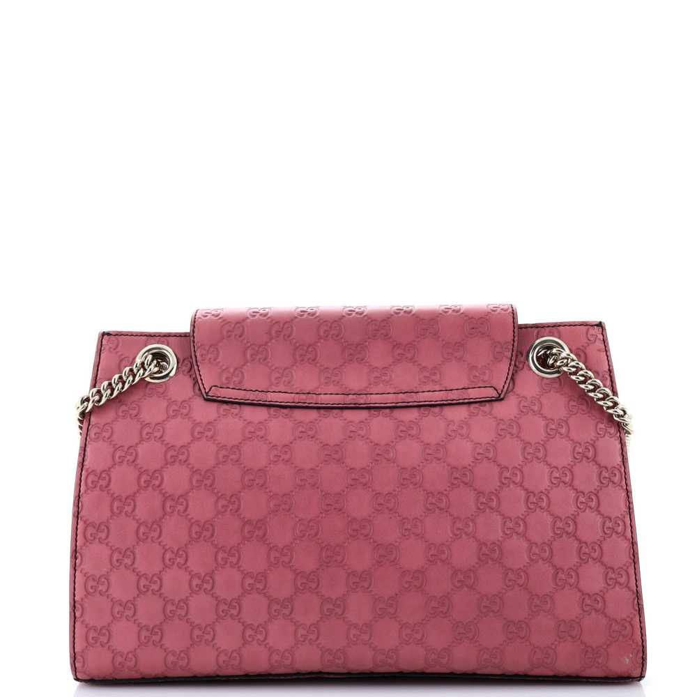 GUCCI Emily Chain Flap Shoulder Bag Guccissima Le… - image 3