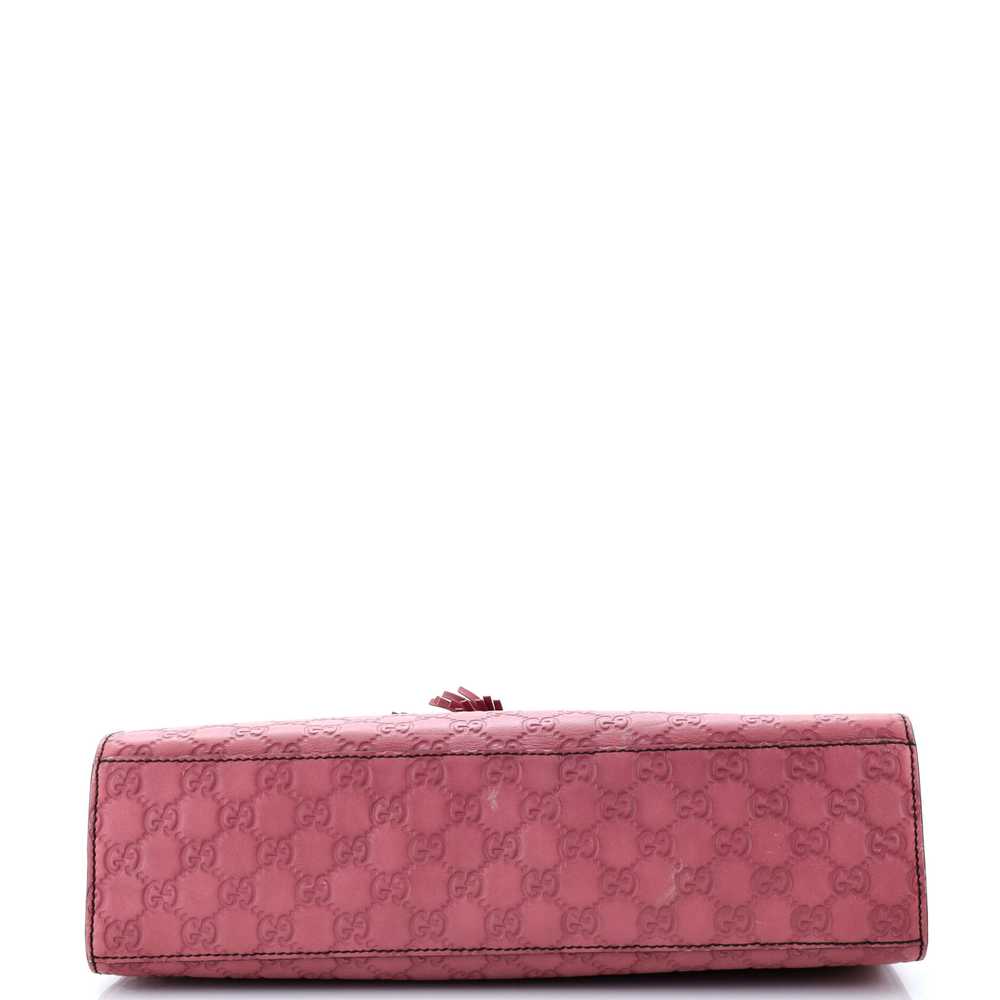 GUCCI Emily Chain Flap Shoulder Bag Guccissima Le… - image 4