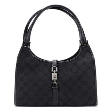 GUCCI Vintage Bardot Hobo GG Canvas Small - image 1