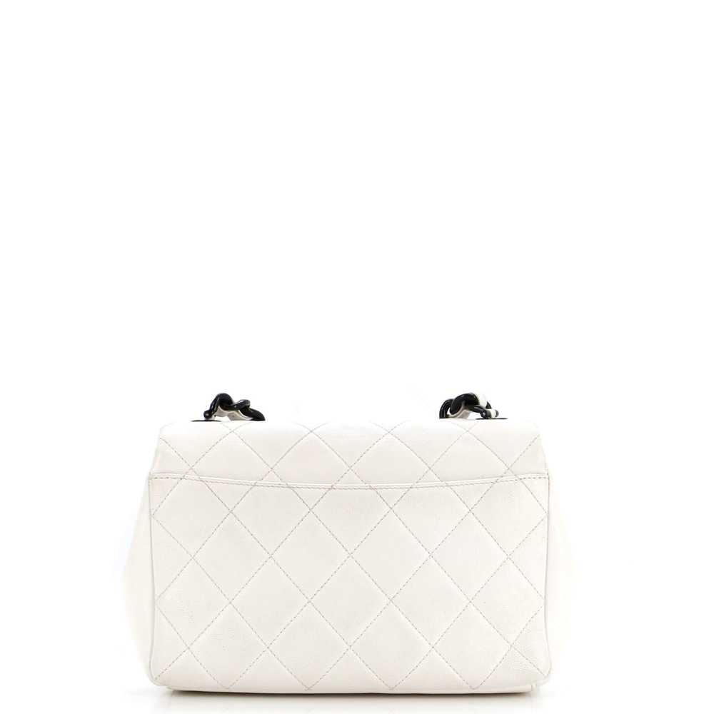 CHANEL My Everything Flap Bag Quilted Caviar Medi… - image 4