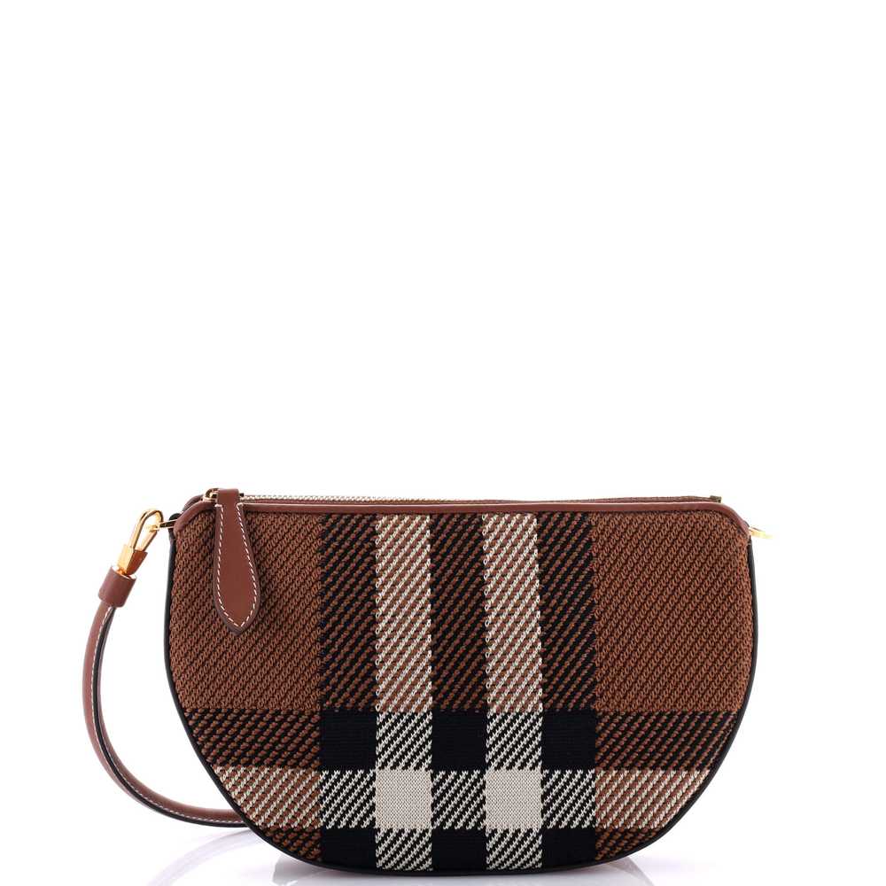 Burberry Olympia Pouch Shoulder Bag Knitted Check - image 1