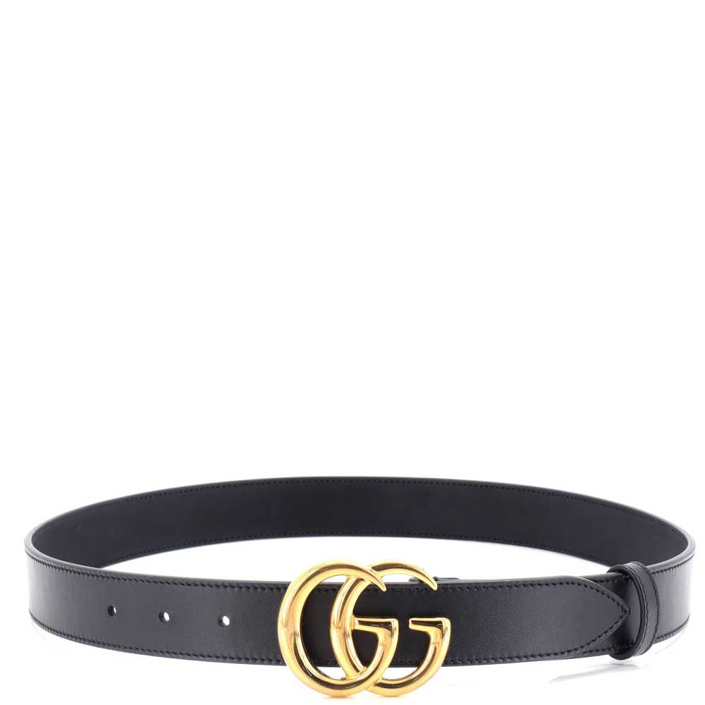 GUCCI GG Marmont Belt Leather Medium 80 - image 2