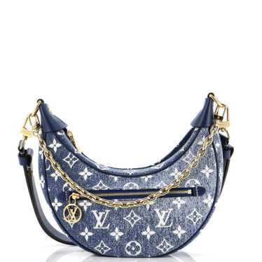 Louis Vuitton Loop Handbag Monogram Jacquard Denim