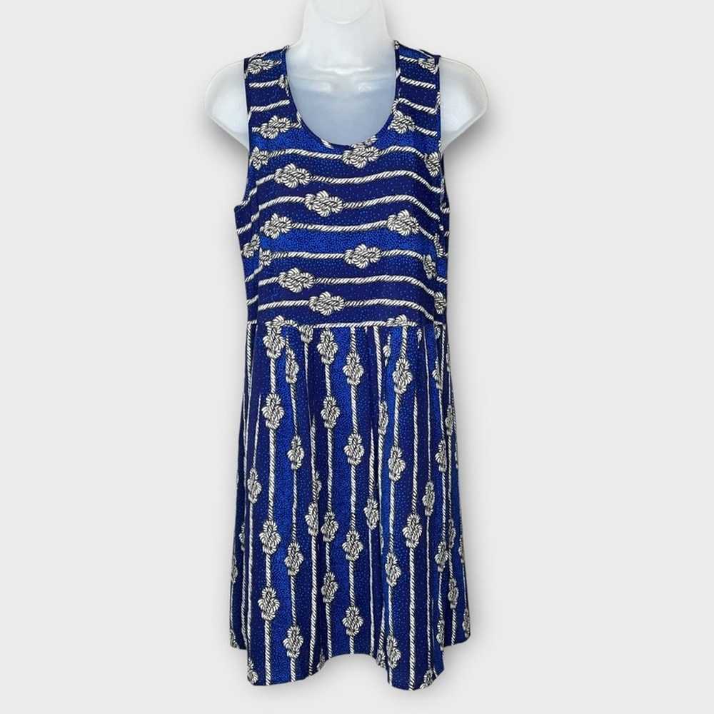 MADEWELL nautical rope print tank summer dress si… - image 1