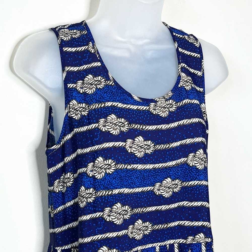 MADEWELL nautical rope print tank summer dress si… - image 3