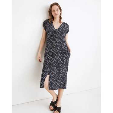 Madewell Easy Midi Dress in Spring Fling - image 1