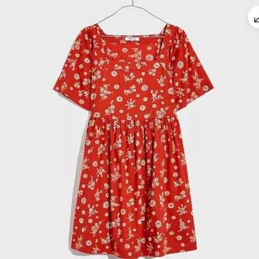 New Madewell Allie Mini Dress in Cottage Floral S… - image 1