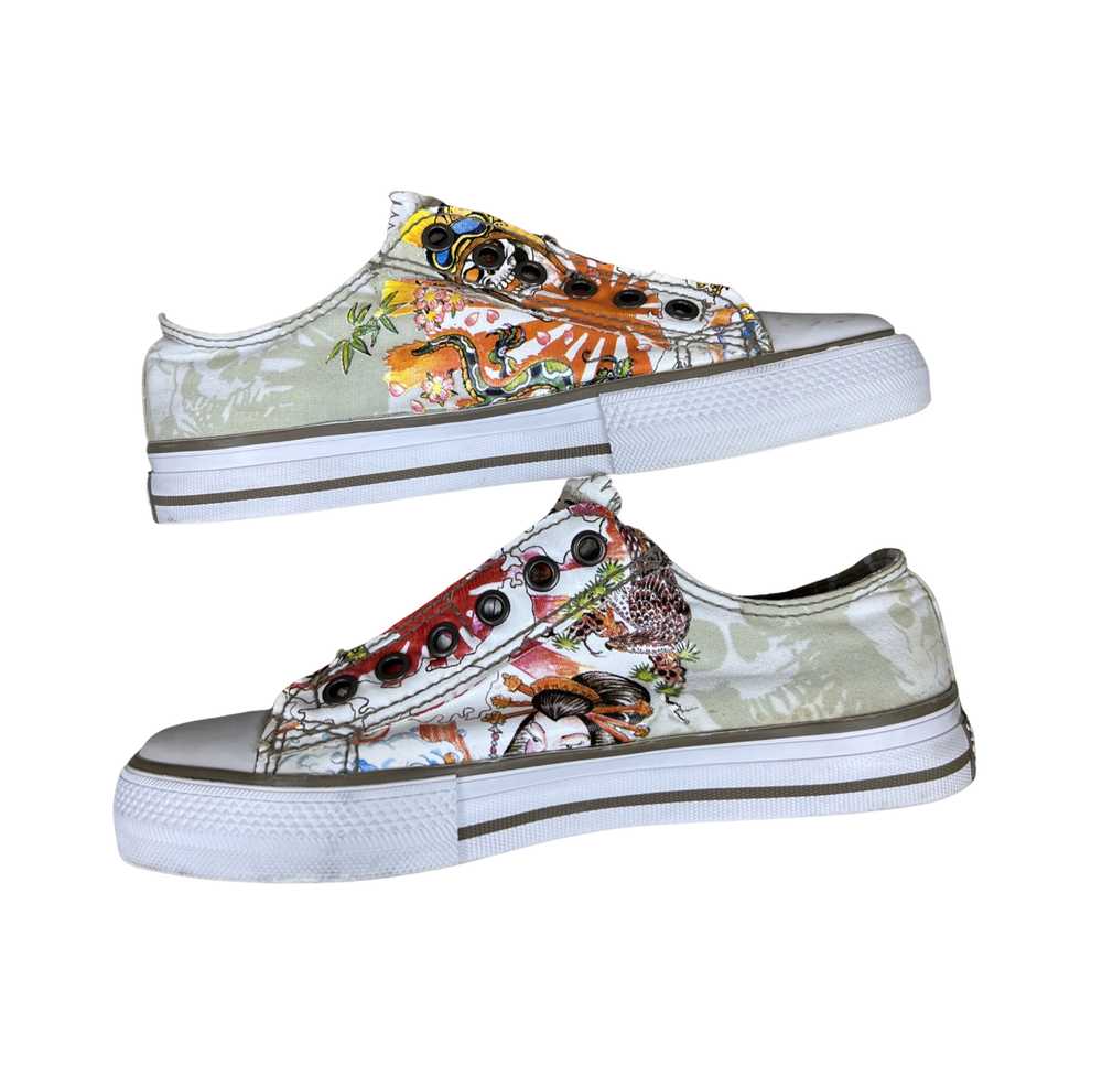 Ed Hardy × Vintage Ed Hardy Vintage Low Top Sneak… - image 2