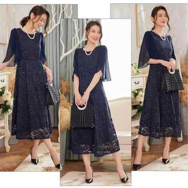 Navy Lace Party Dress