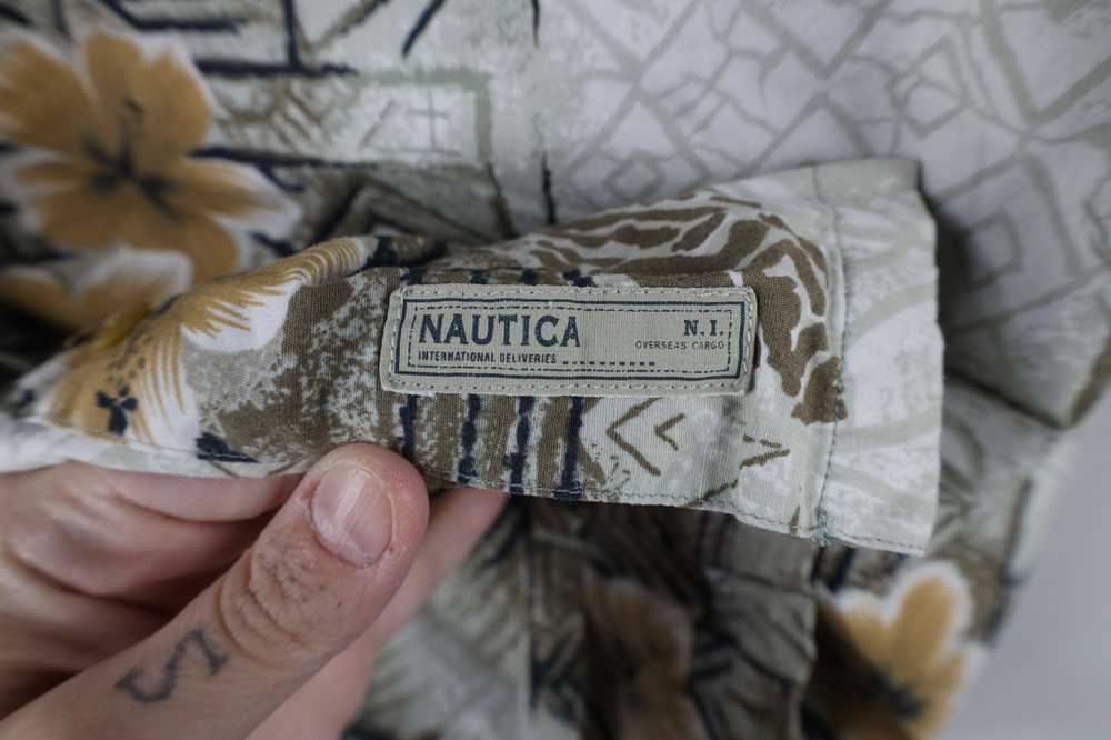 Nautica × Vintage Vintage 90s Nautica Geometric C… - image 8