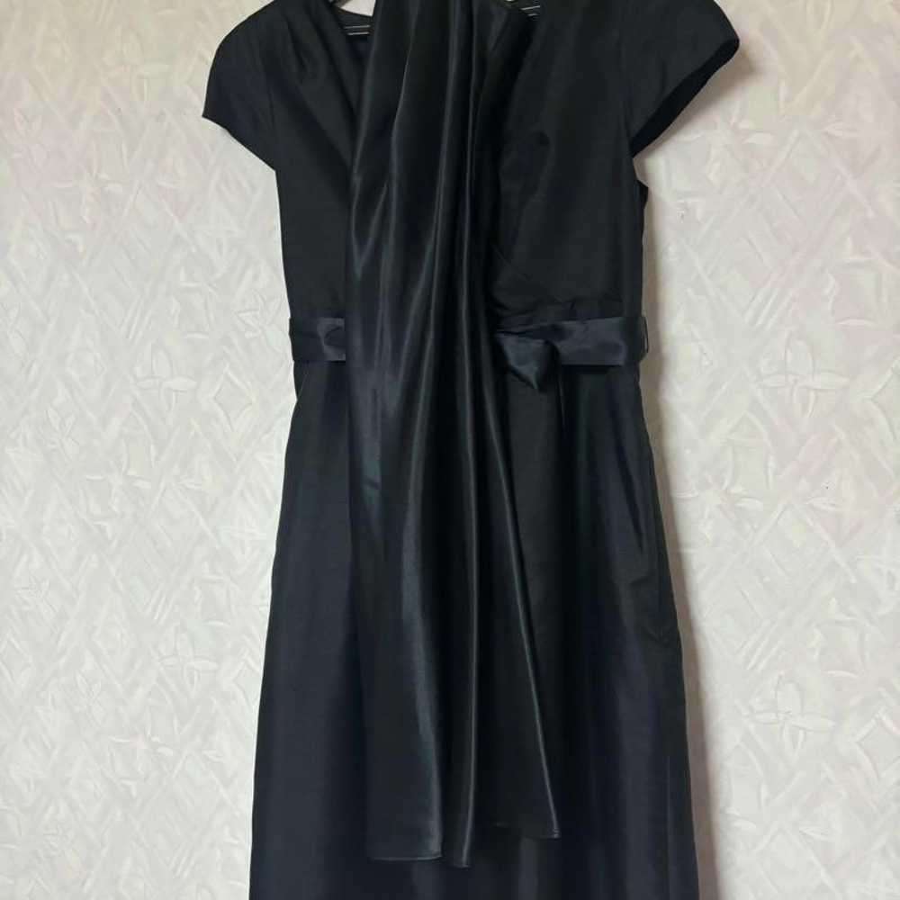 KUMIKYOKU PRIER Black Knee-Length Dress - image 2