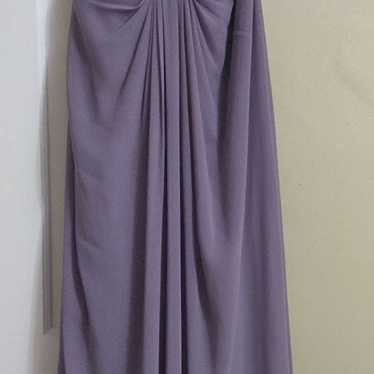 Bill Levkoff Lilac Chiffon Dress - image 1