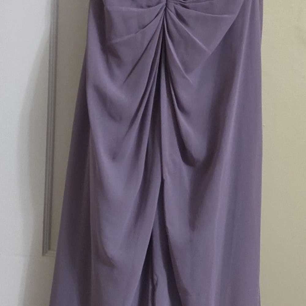 Bill Levkoff Lilac Chiffon Dress - image 2