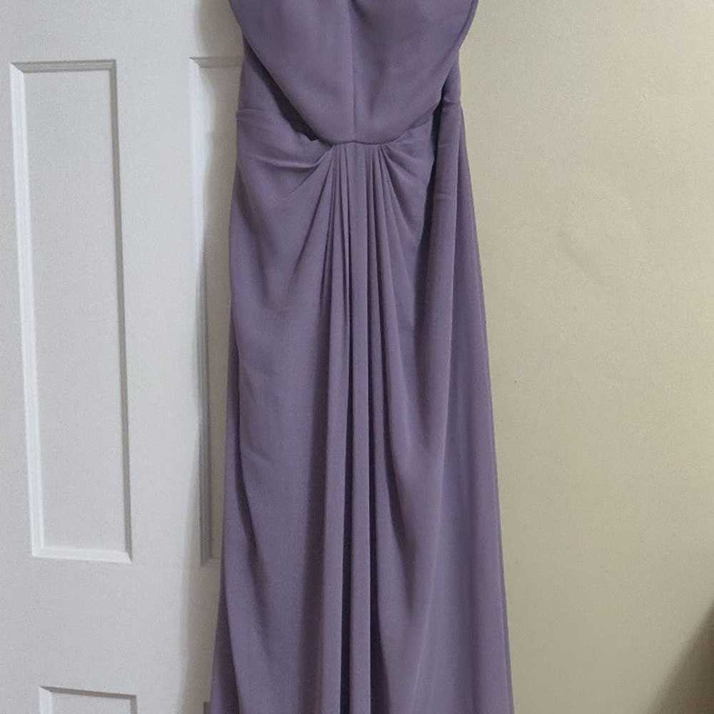 Bill Levkoff Lilac Chiffon Dress - image 6