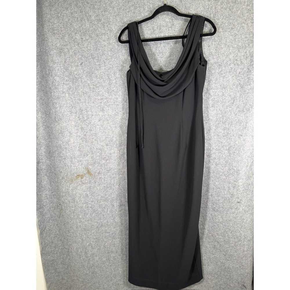 Vintage Datiani Dress Womens 12 Cowl Neck Chiffon… - image 1