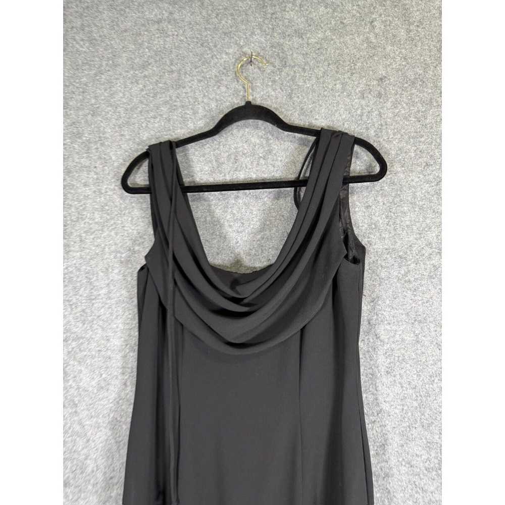 Vintage Datiani Dress Womens 12 Cowl Neck Chiffon… - image 2