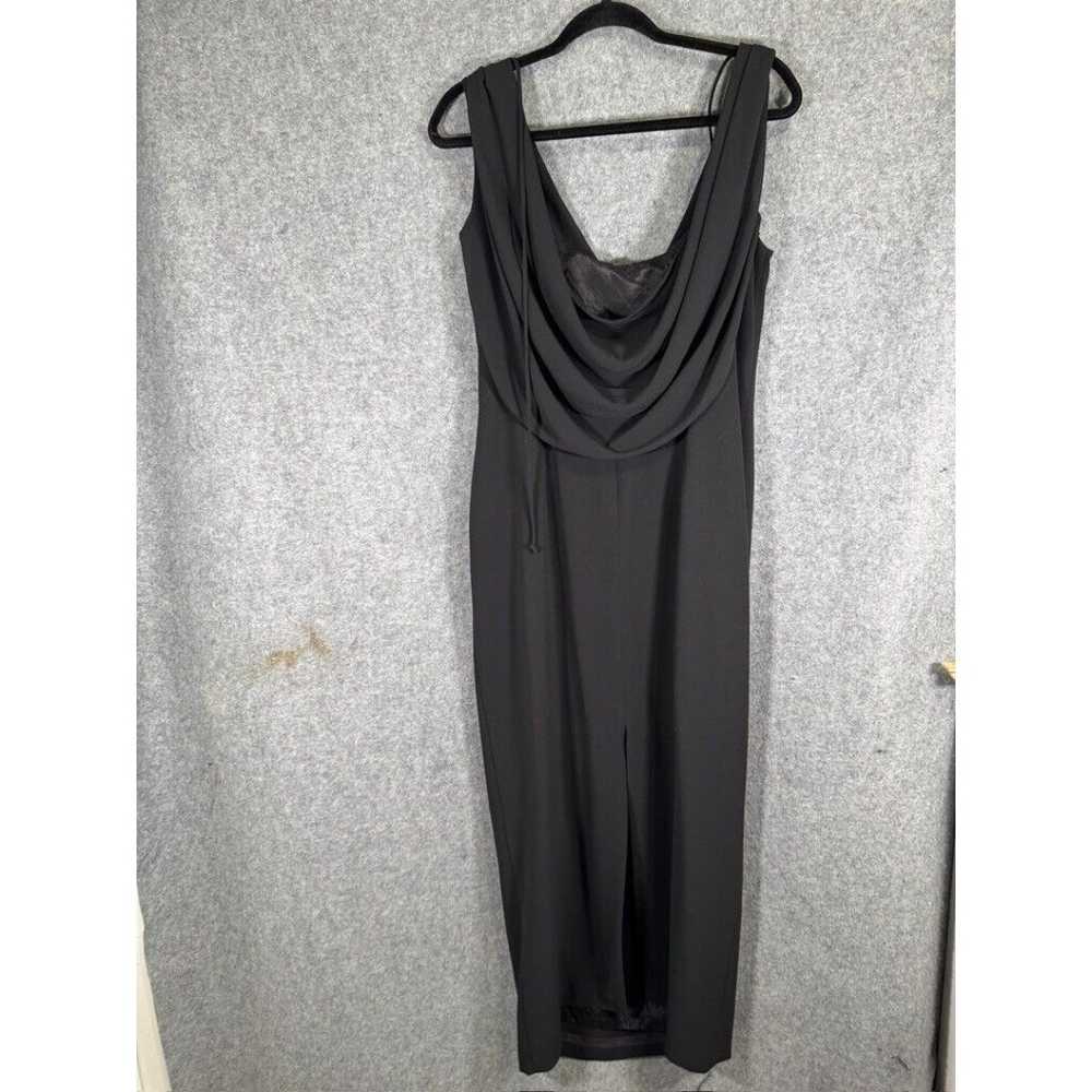 Vintage Datiani Dress Womens 12 Cowl Neck Chiffon… - image 6