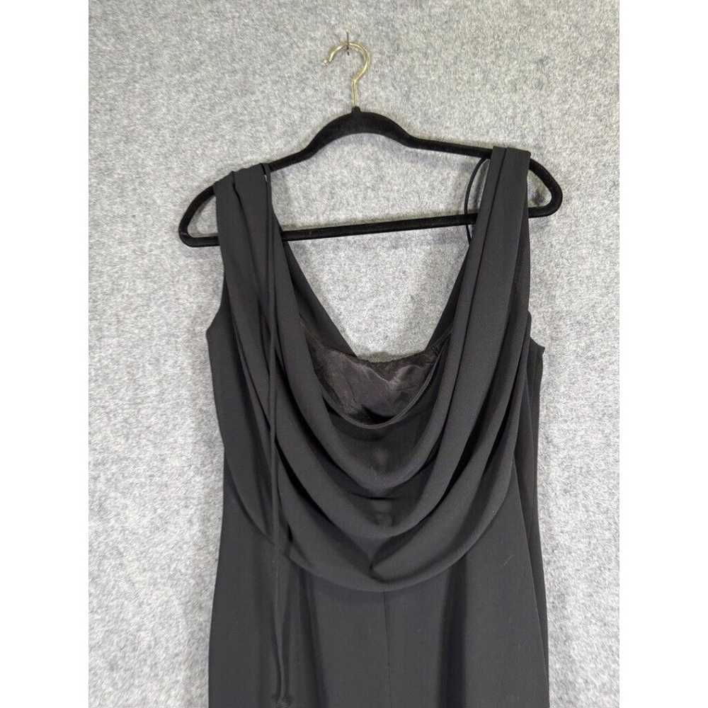 Vintage Datiani Dress Womens 12 Cowl Neck Chiffon… - image 7