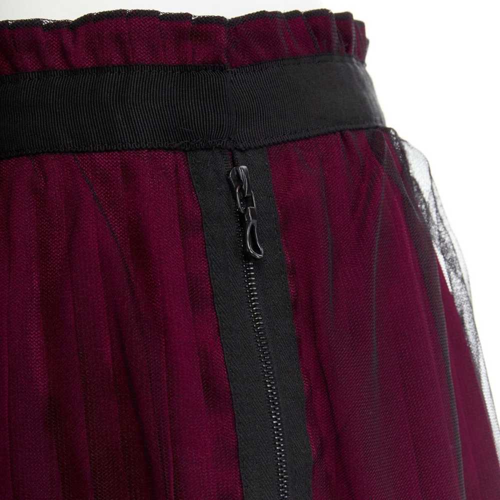 Undercover pink pleated black sheer overlay ribbo… - image 7