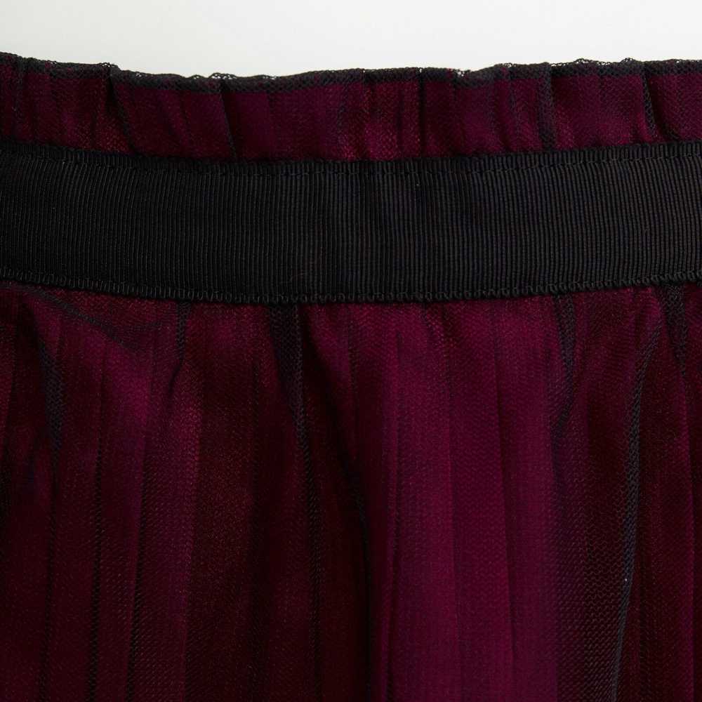 Undercover pink pleated black sheer overlay ribbo… - image 8