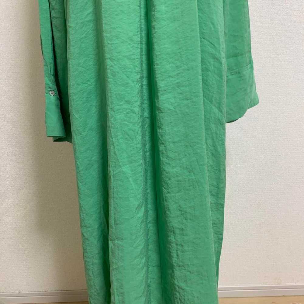 ZARA Green Long Dress Size M Skipper Smart Casual - image 5