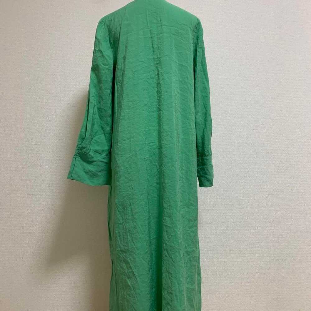 ZARA Green Long Dress Size M Skipper Smart Casual - image 6