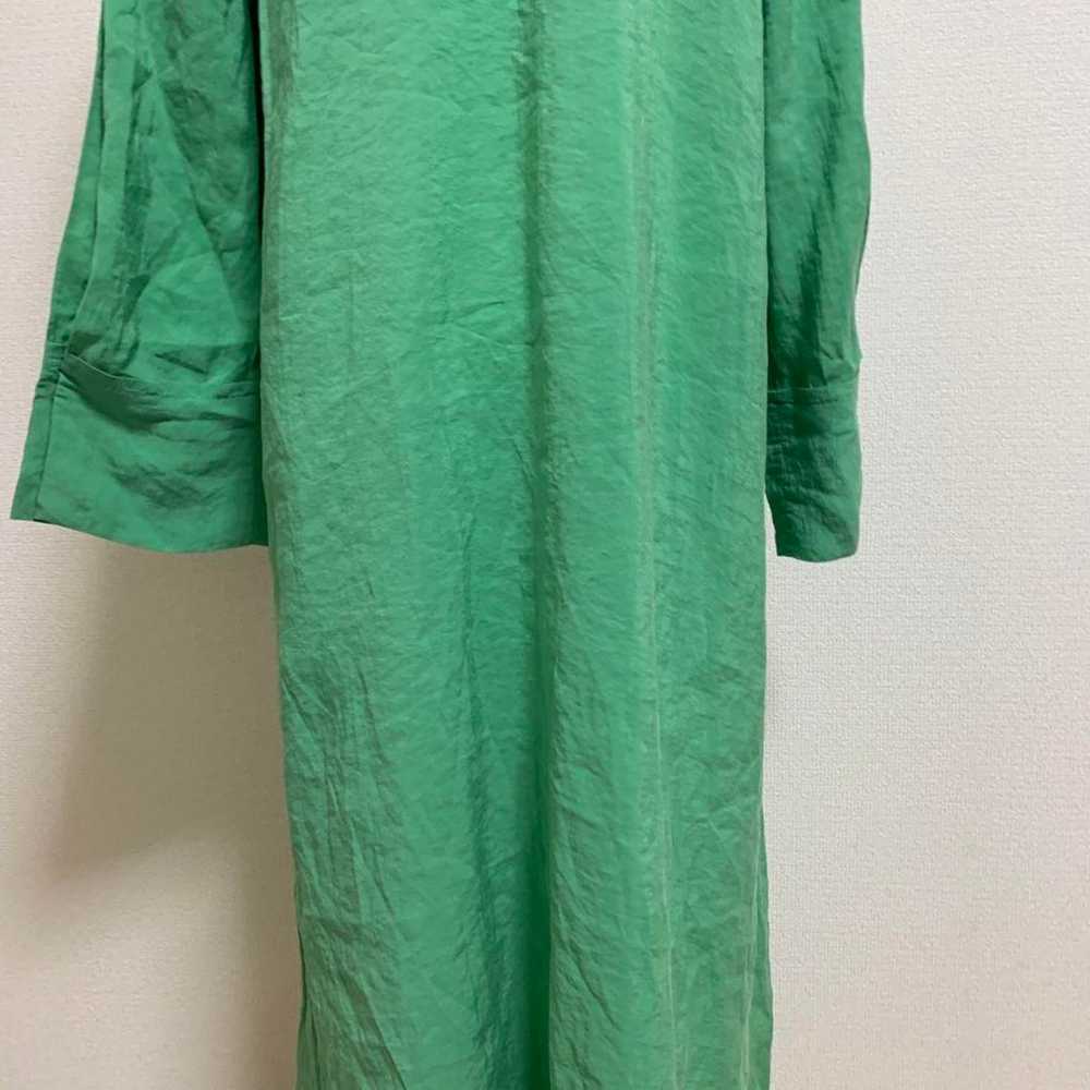 ZARA Green Long Dress Size M Skipper Smart Casual - image 8