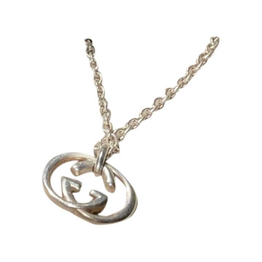 Gucci Gg Running silver necklace - image 1