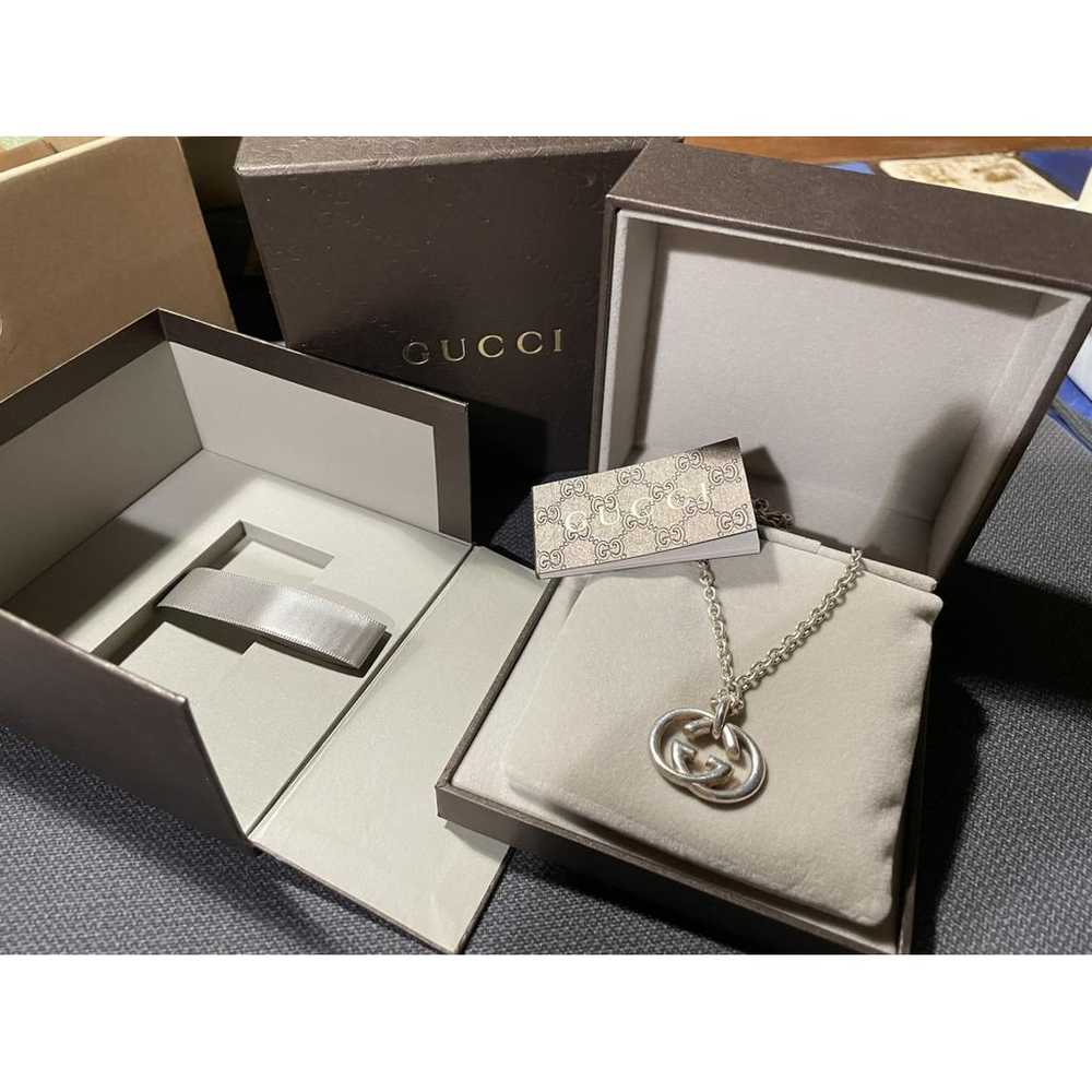 Gucci Gg Running silver necklace - image 2