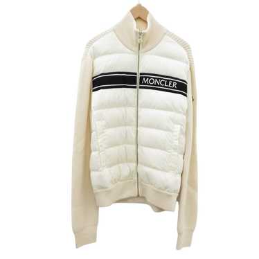 MONCLER Cardigan Tricot 22 Down Jacket Beige Size 